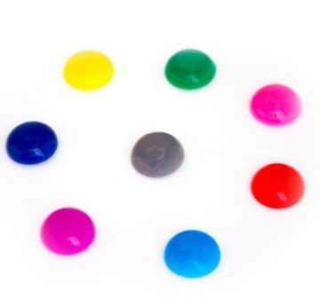 МАГНИТЫ В БЛИСТЕРЕ 20мм СМЕШАННЫЕ ЦВЕТА 8 ШТ D.RECT ​​x2