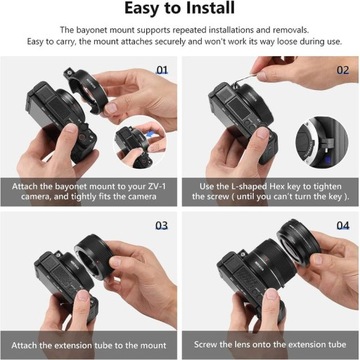 Расширительный объектив Neewer LS-18 18–20 мм 2 в 1 для DSR SONY ZV1