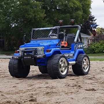 АВТОМОБИЛЬ ДЖИП С АККУМУЛЯТОРОМ RAPTOR 2x ДВИГАТЕЛЬ 45ВТ С ДИСТАНЦИОННЫМ УПРАВЛЕНИЕМ 2.4G