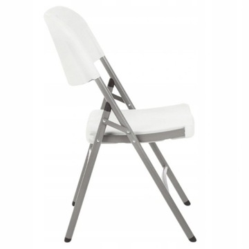 Стул складной садовый белый садовый в сад для приусадебного участка