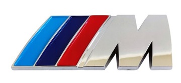 M POWER BMW emblemat znaczek logo chrom 74x27mm