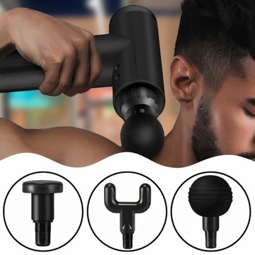 Массажный пистолет Мощный массажер для шеи, шеи и спины MASSAGE GUN PRO