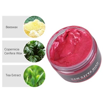 Окрашивающий воск для волос Pomade Одноразовая краска для волос Mud VG