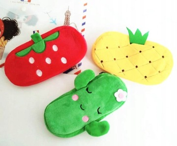 Милый фруктовый арбуз кактус плюшевый пенал для девочек