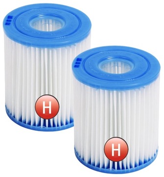 2x FILTR DO POMPY BASENU 28602 INTEX WKŁAD TYP H
