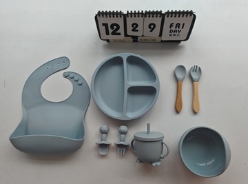 НАБОР СИЛИКОНОВОЙ ПОСУДКИ ДЛЯ МЛАДЕНЦЕВ ДЛЯ КОРМЛЕНИЯ, БЕЗОПАСНЫЙ БЕЗ BPA