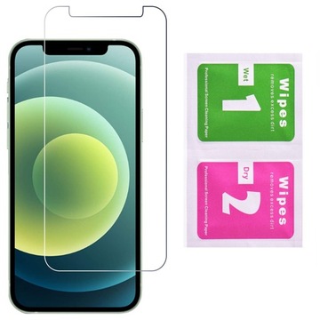 Чехол для iPhone 12 mini ПРОЗРАЧНЫЙ + 2 стекла
