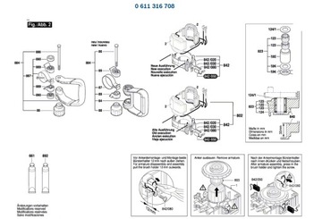 Отбойный молоток 1618710062 BOSCH GSH11E 708