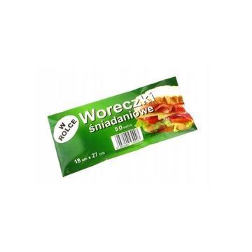 Woreczki torebki śniadaniowe w rolce 50szt.