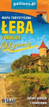ŁEBA I OKOLICE PLAN MIASTA / MAPA TURYSTYCZNA GALILEOS
