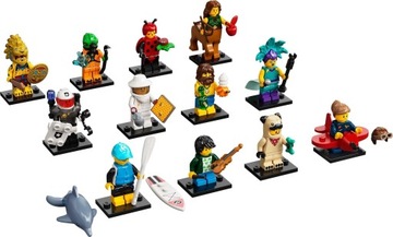 Lego Minifigures 71029 - nieotwarte saszetki - cała seria 21 - 12 szt.