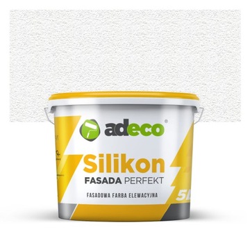 Farba Elewacyjna SILIKON 5L kolor RAL9010 biały alpejski