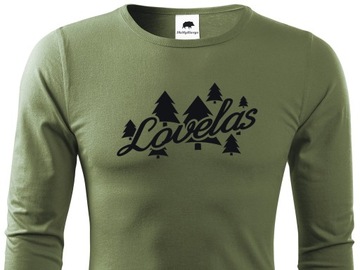 T-shirt longsleeve khaki - LOVELAS
