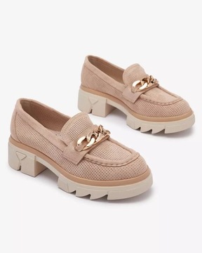 СВЕТЛО-КОРИЧНЕВЫЕ ЖЕНСКИЕ МОКАСИНЫ ZAFFIX 40