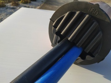 Штифтовый ввод для кабельных колодцев 160мм