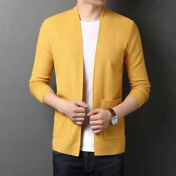 2023 Autumn New 4 Colors Men's Knitted Cardigan Fa