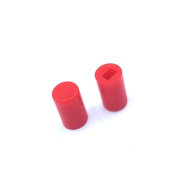 Nasadka 6x10 mm CZERWONA na włącznik 8x8 mm itp.