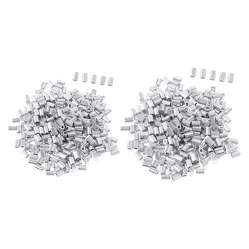 200 sztuk podwójnych tulei aluminiowych