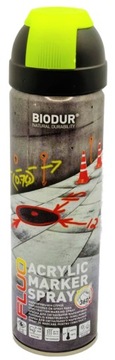 Farba Geodezyjna do znakowania spray leśny 500ml żółty