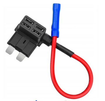ADAPTER GNIAZDO BEZPIECZNIKA SAMOCHODOWEGO BYPASS ROZGAŁĘŹNIK