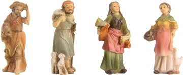 Dodatkowe figurki do Szopki 4 różne do figur 3,5cm