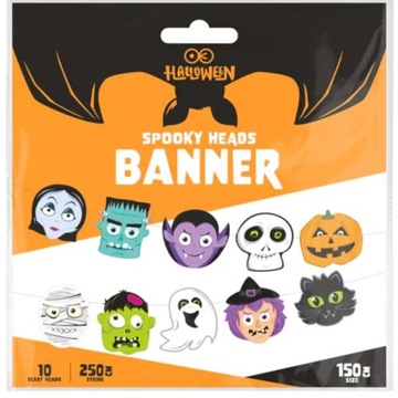 Хэллоуин МОНСТРЫ ГИРЛАНДЫ баннер МОНСТРЫ