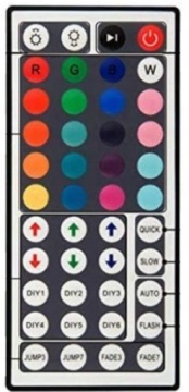 ВОДОНЕПРОНИЦАЕМАЯ СВЕТОДИОДНАЯ ЛЕНТА RGB SMD 5050 ЦВЕТНАЯ ДИСТАНЦИОННАЯ 5м