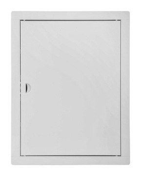 DRZWICZKI METALOWE REWIZYJNE ZATRZASK BIAŁE 30x40