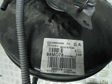 CITROEN DS4 2011 ČERPADLO BRZDOVÁ SERVO 9674747580