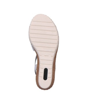 Eleganckie wsuwane sandały na koturnie Remonte R6264-80