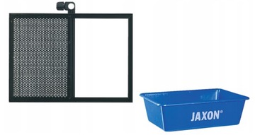 PÓŁKA BOCZNA DZIELONA CZARNA Z KUWETĄ JAXON