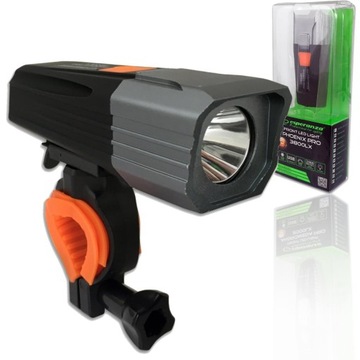 Profesjonalna lampka rowerowa LED 2w1 3800 LX