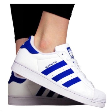 damskie buty Adidas Superstar UNIKAT Originals sneakersy białe tenisówki