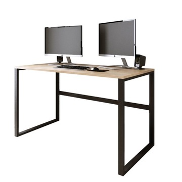 Biurko Loft Duże 120/60 Dąb Złoty Kraft
