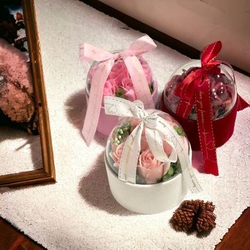 ЦВЕТОЧНАЯ КОРОБКА МЫЛО ЦВЕТЫ ПОДАРОК ​​НА ЖЕНСКИЙ ДЕНЬ, ДЕНЬ ВАЛЕНТИНА И ЖЕНСКИЙ ДЕНЬ