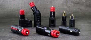 УГЛОВАЯ ВИЛКА ПРИЖИГАЛКА ВИЛКА PRO-CAR 8A 12-24V