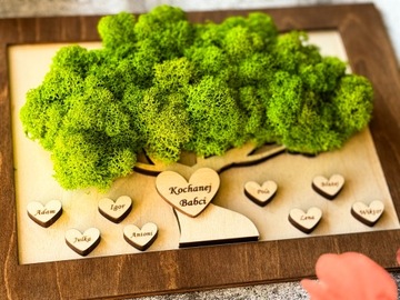 КАРТИНА МОХ БОНСАЙ МОХ ЦЕЛЛИУМ ЖИВАЯ КАРТИНА ДЕРЕВО ЖИЗНИ ПОДАРОЧНАЯ РАМКА