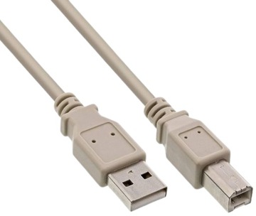 KABEL PRZEWÓD DO DRUKARKI SKANERA USB 2.0 1,5m szary