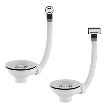 SITKO DO ZLEWU BIAŁE ZP-PP FI 115 1S115WH