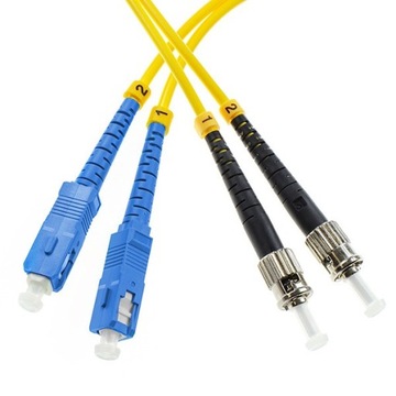 Patchcord światłowodowy SM SC/UPC-ST/UPC DX 1m