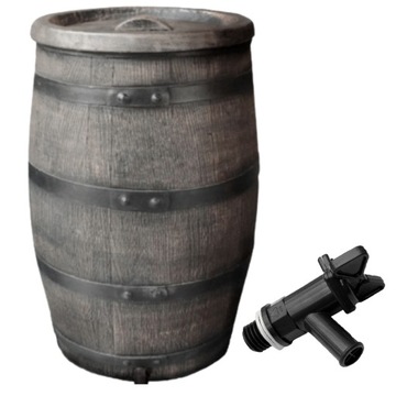 Beczka na deszczówkę zbiornik 80 l BRUNNE SLIM