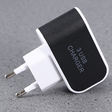 УНИВЕРСАЛЬНОЕ ЗАРЯДНОЕ УСТРОЙСТВО ПЕРЕМЕННОГО ТОКА С ТРИ USB-ПОРТАМИ