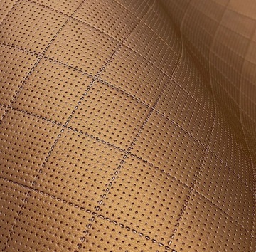 Ткань Gold GTS для обшивки потолка. Материал эко-кожи.