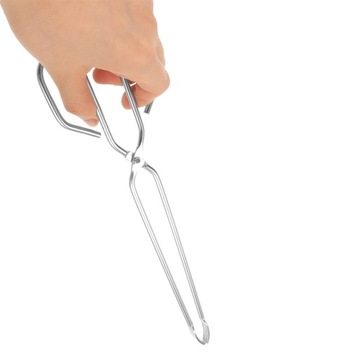 STALOWE SZCZYPCE BUFETOWE KUCHENNE DO GRILLOWANIA BBQ