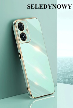 Чехол для REALME C55 I GLAMOUR GOLD CASE + 9H GLASS