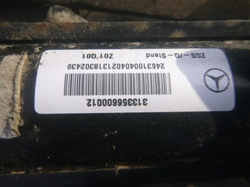 MERCEDES W246 B TŘÍDA NOSNÍK ZAŘÍZENÍ(HÁK) TÁŽNÝ MODUL KOMPLET A2463100404