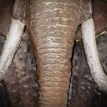 ПОДАРОЧНАЯ 3D металлическая картина для гостиной LOFT NATURA ELEPHANT 2