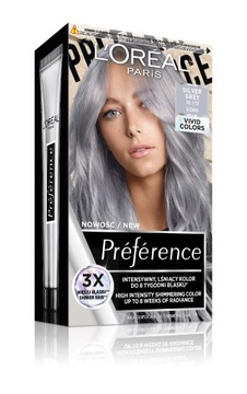 Loreal Preference Vivid Colors Farba do włosów nr 10.112 Silver Grey (Soho)