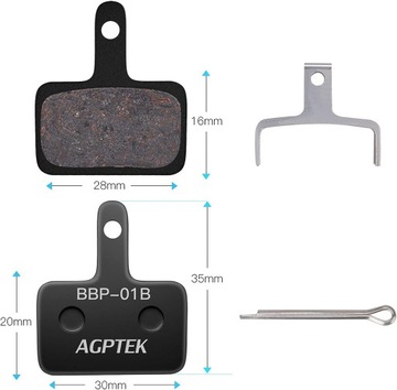Klocki hamulcowe półmetaliczne TJ08066