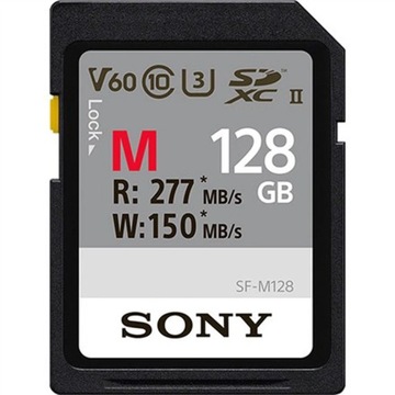 Karta pamięci Sony SD 128 GB SF-M Series UHS-II Pamięć flash Sony SDXC 128